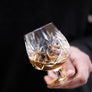 Morvenna spiced Cornish rum in a cut glass